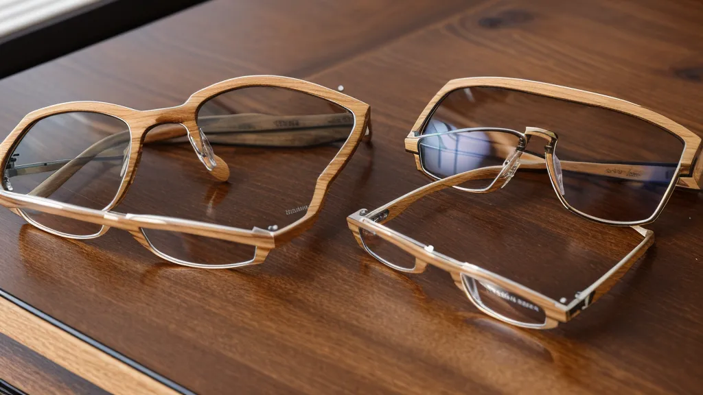 Comparison of high-index 1.67 lens thickness against a standard lens.