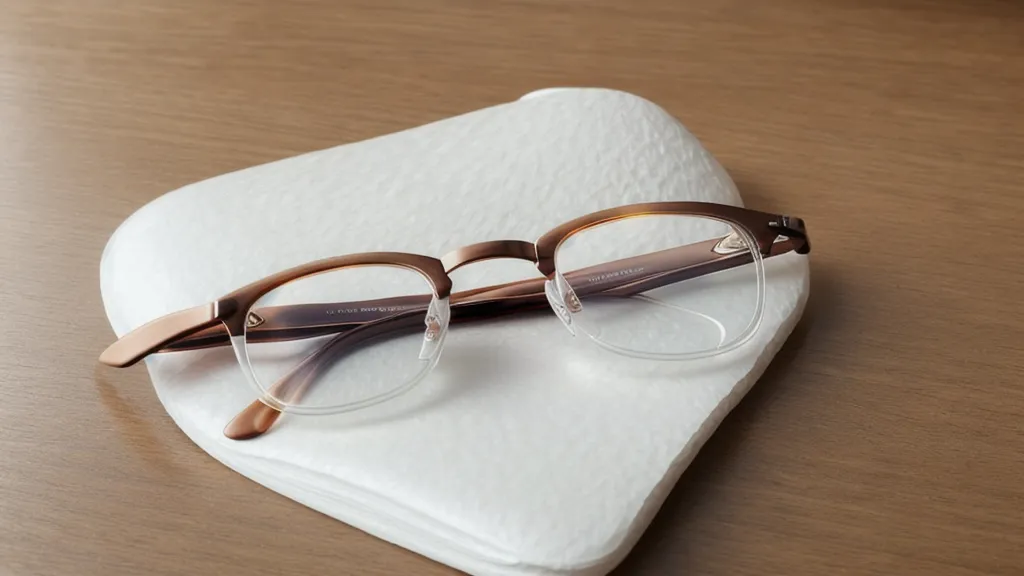 Close-up comparison of a thin 1.67 high-index lens edge versus a thick standard lens.